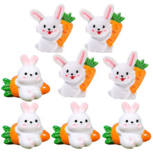 32Stk Resin Hasen Figuren Für Desktop Garten