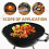 2Pack Bbq Bakmatten Voor Grill Rond Zwart 7