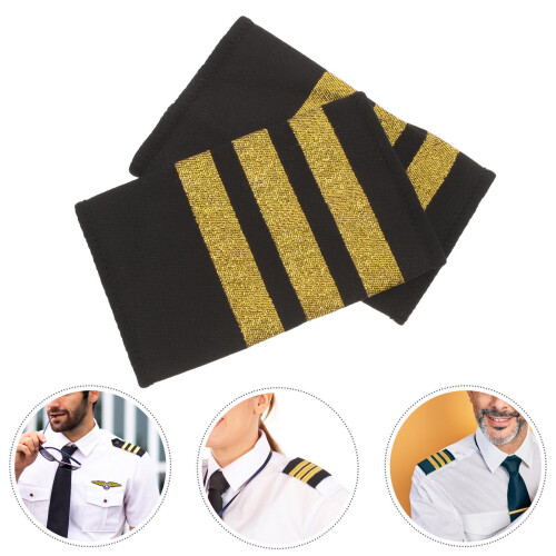 1 Par Axelklaffar Pilotuniform Man 2