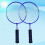 1Par Barns Badmintonset Blå Hållbar Alloy Racket 7