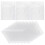 10St PVC Fickor För , Kort, Transparent 10