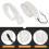 1St Vit Pe Gitarrrem Transparent Justerbar Gitarr Axelrem 4