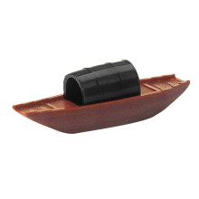 3Stk Mini Bootsdeko Kaffeebraun Für Bonsai Garten Landschaft