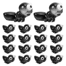 100Stk Kleine Schwarze Harz Ameisen Miniaturfiguren Für