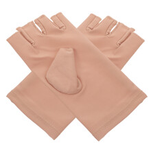 1Paar Lichtgewicht Uv Proof Ice Zijde Handschoenen Voor Buiten Khaki