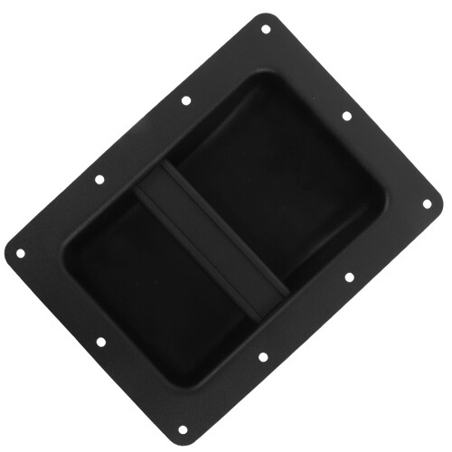 Robuste Schwarze Metallgriffe, Lautsprecher Seitenhalter