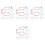 24Ud Collar Niña Resina Collar Dibujos 5