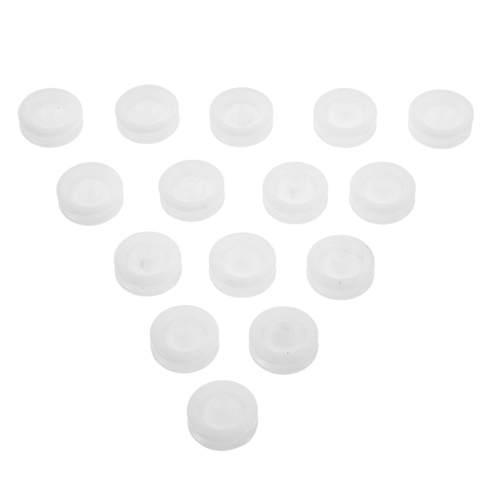 250Pcs Plastic Belt Pulley With Precision Gear For Diy Projects White 3021404222130