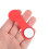 Stylish Red Golf Hat Clip Magnetic Silicone Ball Marker Accessory 4