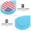 Stylish Red Golf Hat Clip Magnetic Silicone Ball Marker Accessory 9