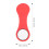 Stylish Red Golf Hat Clip Magnetic Silicone Ball Marker Accessory 2