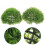 10Pcs Green Plastic Artificial Topiary Balls Hanging Decor 5