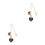 2Pcs Reusable Black Iron Initial Letter Charm Keychain for Cups 9