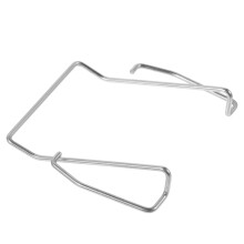 Metall Mikrofonbältesklämma Silver För Scen Och Tal