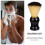 Brosse Rasage Manche Bois Nylon Brosse Portable 9