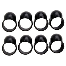 8Pcs Tungtrum Fingerslag Etisk Trum Slag Fingerfäste Svart