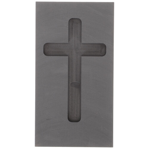 Cross Form Ingotsform För Gjutning Av Guld, Silver, Metall 2