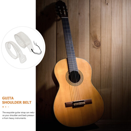 1 St Original Gitarrrem Kreativ Pe Gitarr Axelrem (Vit) 2