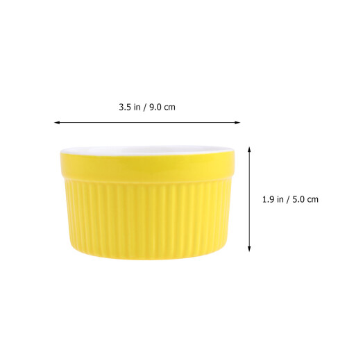 5St Ceramic Bägskål Hög Temperatursbeständighet För 1