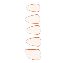 5St Orange Pipa Nails I St För Professionellt Framträdande Och Skydd