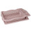 (Grey) Plastic Dish Drainer Rack Tray Cutlery Plate Cup Holder 11