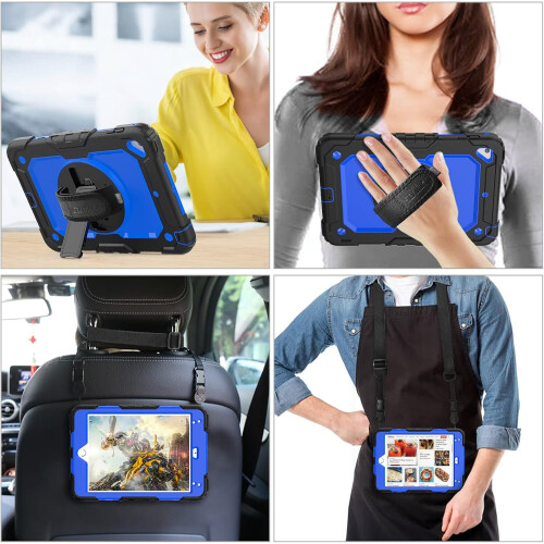 Étui pour Samsung Galaxy Tab A 8.0" avec bandoulière Bleu 2