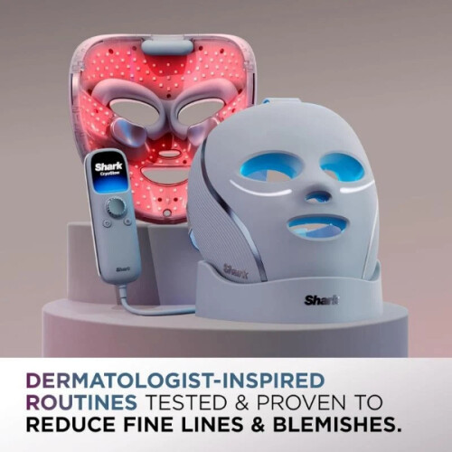 Shark Shark CyroGlow LED Facemask Blue Frost Anti-Ageing 1