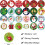 Weihnachtsaufkleber-Set 8 Bögen mit 24 Weihnachtsaufklebern 2