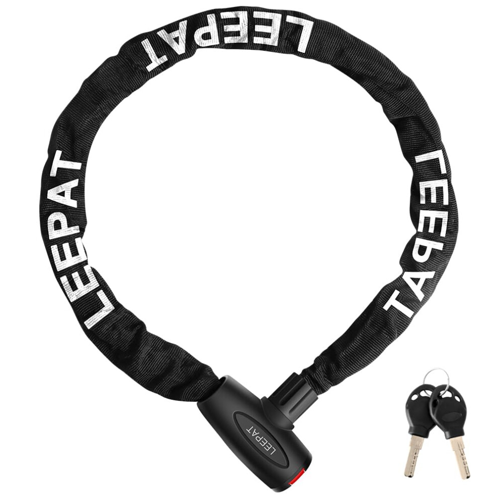 Dual Security Bicycle Chain Lock - 120cm Hardened Steel Anti-Theft Chain with 5-Digit Combination & Keys for Bikes and E-Bikes-image-OPC-PMKHWCK-NEW