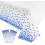 Ensemble de 2 Nappes Jetables Blanches à Pois Bleus 137 x 274 cm 1
