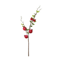 2Stk Rote Künstliche Granatapfel Für Und Garten