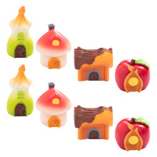 40Stk Pilzhaus Deko Resin Für Und Pflanzendeko Bunt