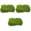 3Pièces Gazon Artificiel Robuste Pour Décorations DIY Vert 5
