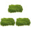 3Pièces Gazon Artificiel Robuste Pour Décorations DIY Vert 4