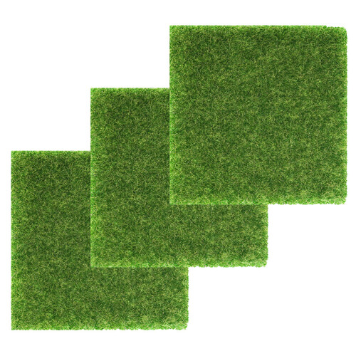 9Pièces Gazon Synthétique Plastique Vert Et Table À Sable 1