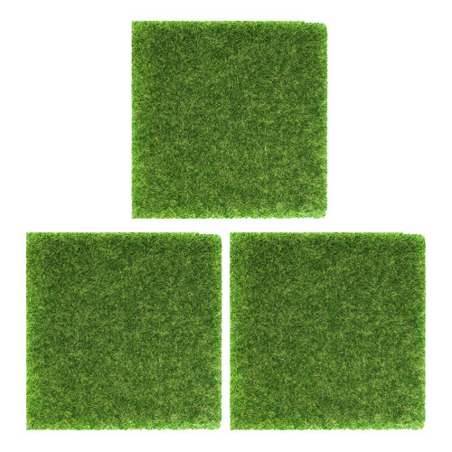 9Pièces Gazon Synthétique Plastique Vert Et Table À Sable 2