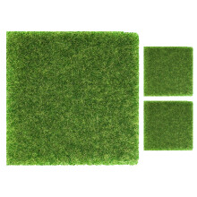 15Pièces Gazon Faux Décoratif Vert Pour Aménagement Paysager