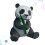 2Pièces 3D Panda En Papier Décoratif Pour 11