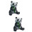 2Pièces 3D Panda En Papier Décoratif Pour 7