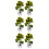 6Ud Bonsáis Decorativos Artificiales Verde Para Y 10