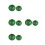 8Pcs Durable Green Simulation Lotus-Leaves Floating Fishpond Decor 4