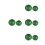 8Pcs Durable Green Simulation Lotus-Leaves Floating Fishpond Decor 3