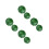 8Pcs Durable Green Simulation Lotus-Leaves Floating Fishpond Decor 6