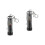2Pcs Compact Black Keychain LED Torch Light for Camping and Emergency 4