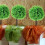 2Pcs Decorative Plastic Grass Balls for Home Ceiling Hanging 9