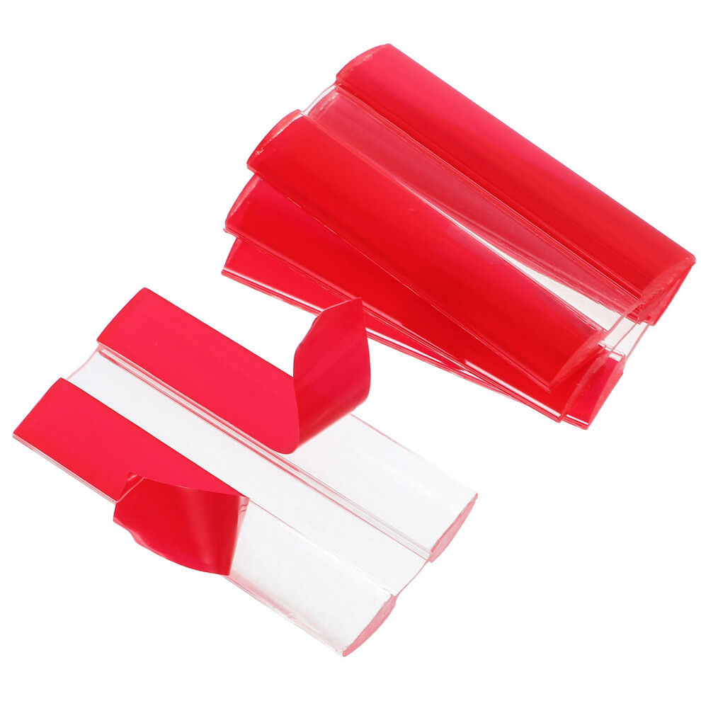20Pcs Transparent Acrylic Self-Adhesive Hinges For Diy Furniture Doors 3022644680889
