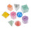 27Pcs Kids Counting Cubes and Geometric Solids for Teaching Math 2