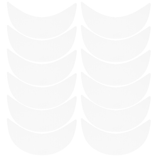 250Pcs White Plastic Hat Brim Insert for Baseball Caps DIY Hat Making 2