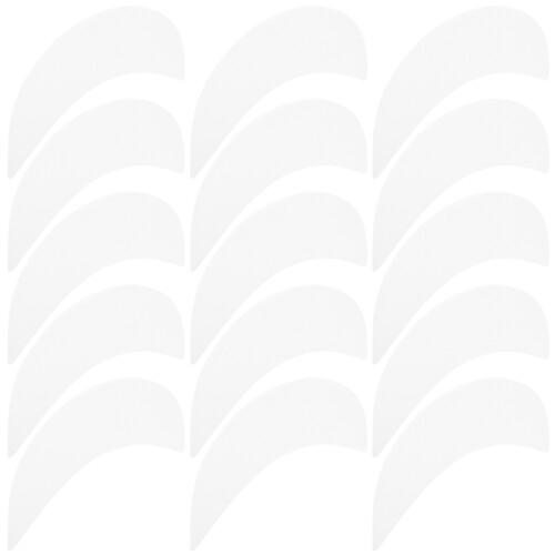 250Pcs White Plastic Hat Brim Insert for Baseball Caps DIY Hat Making 1