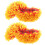 4Pcs Orange Decorative Plastic Topiary Balls for Ceiling and Wall 1